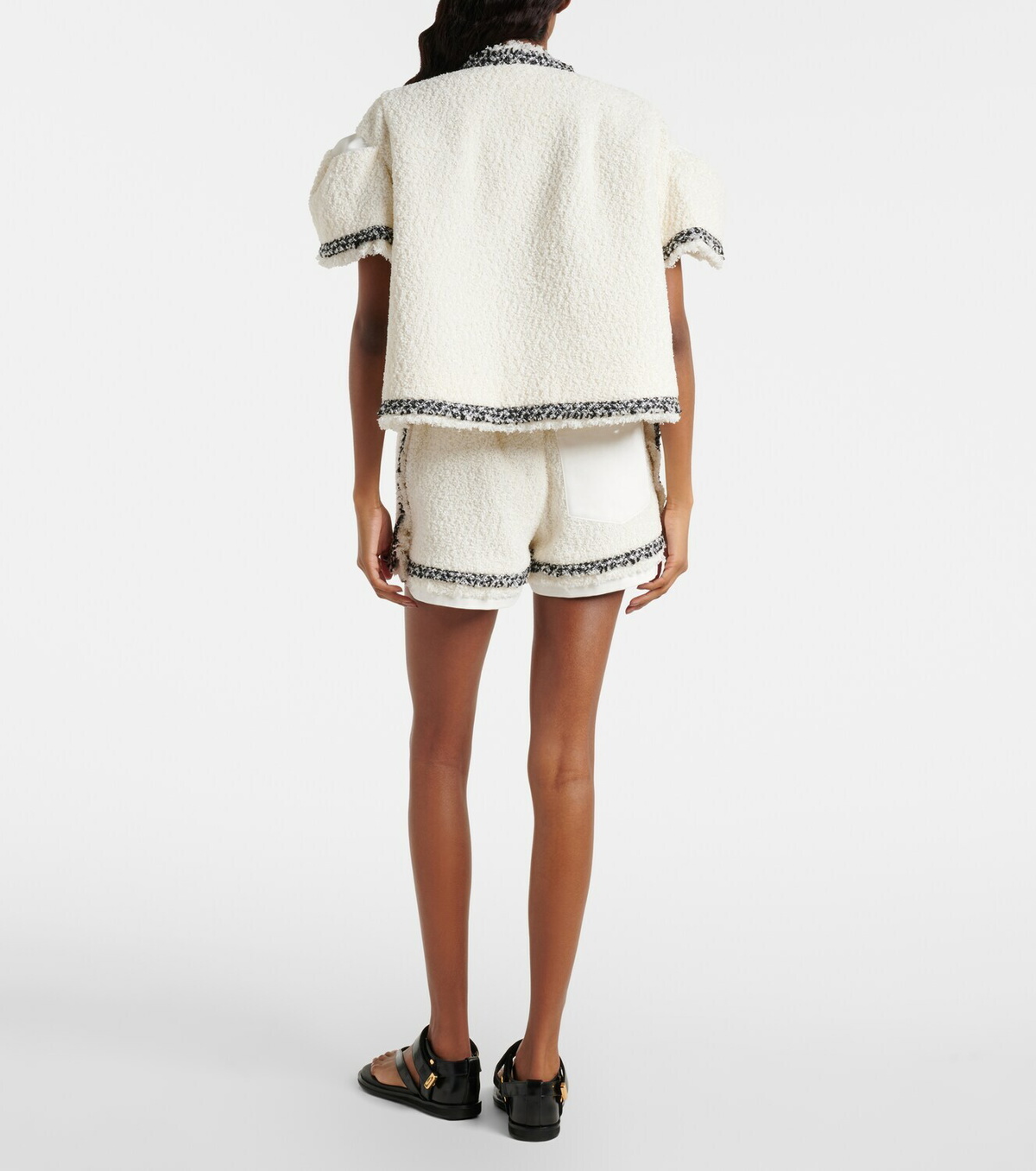 Sacai Bouclé shorts