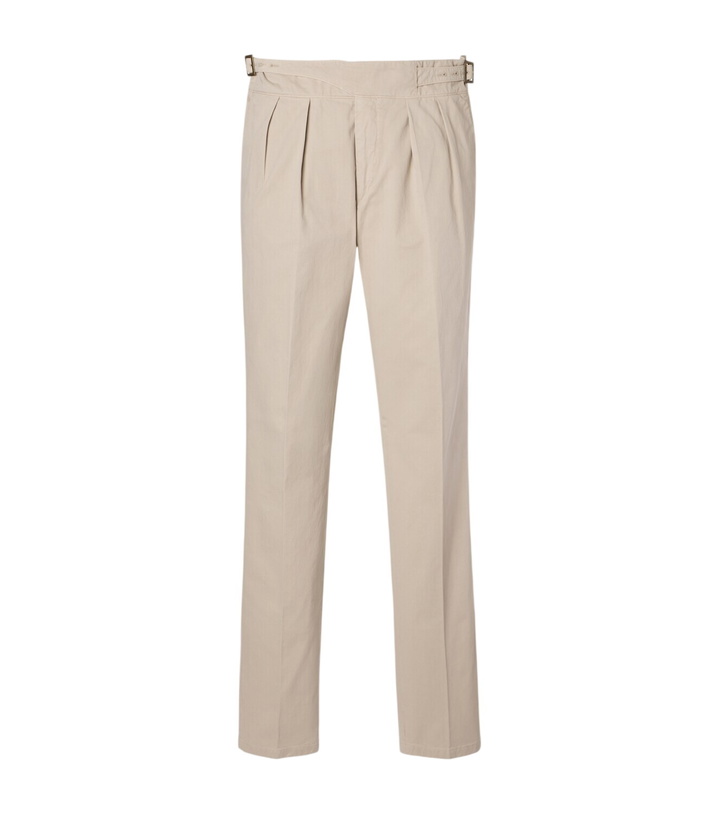 Photo: Rubinacci Manny cotton twill tapered pants