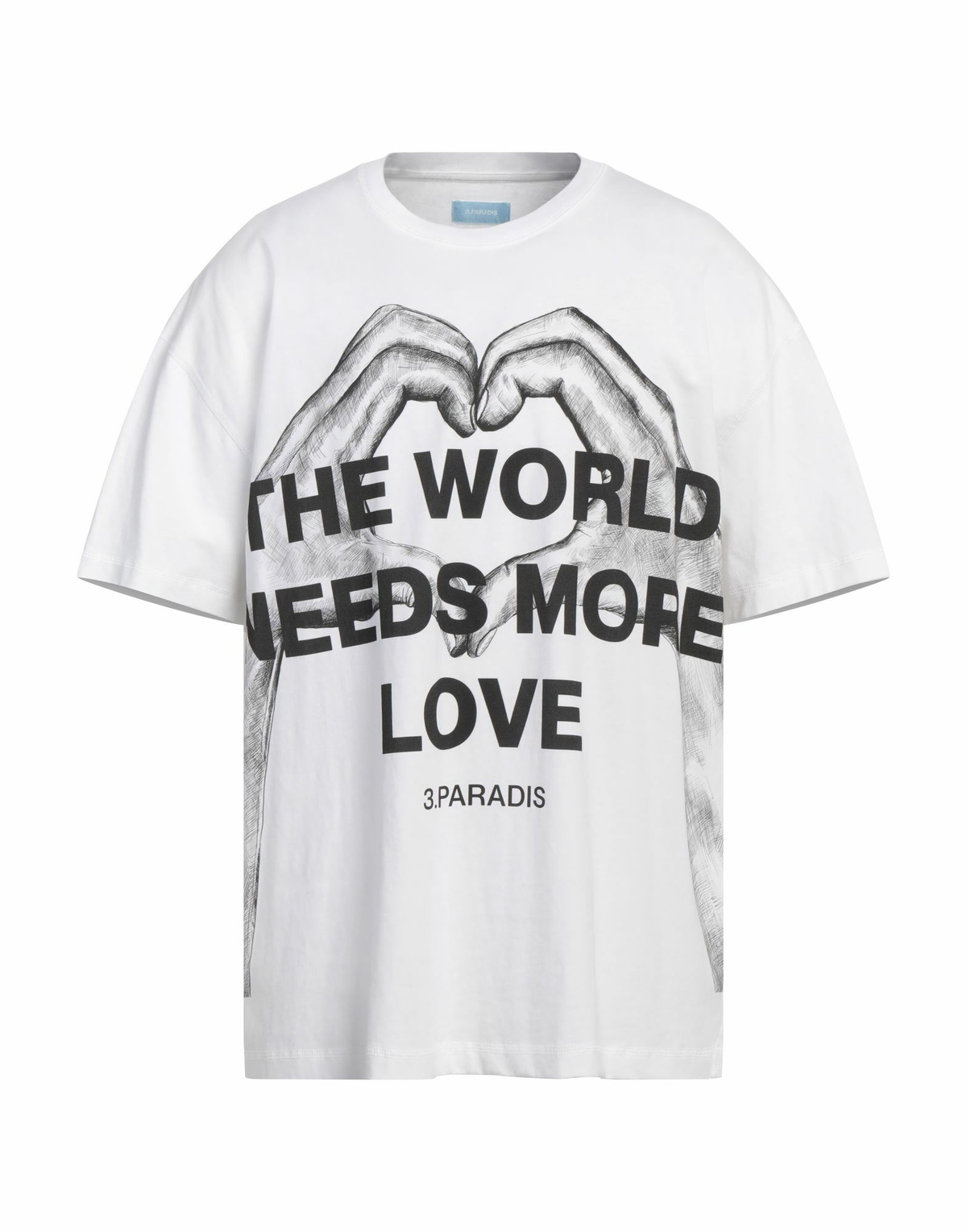 3.paradis Mens T-shirt in White