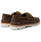 Sperry - Authentic Original Brushed-Suede Boat Shoes - Brown
