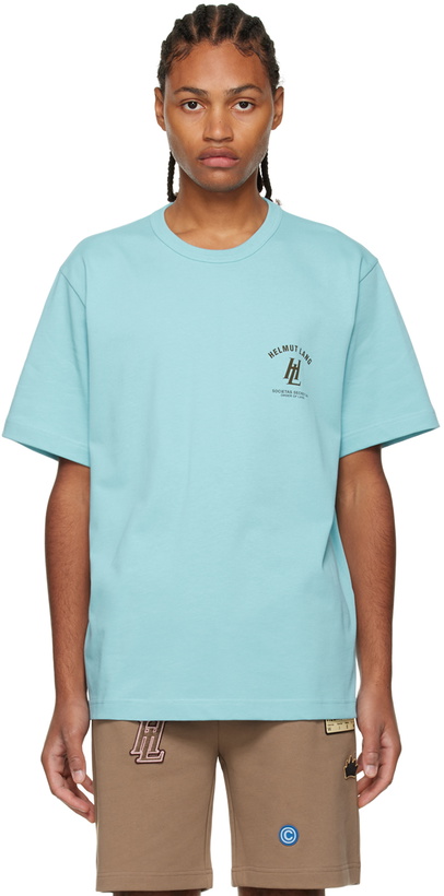 Photo: Helmut Lang Blue Societas T-Shirt