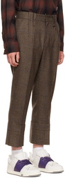 Wooyoungmi Brown Cropped Trousers