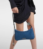 Jacquemus Le Bisou Perle Small denim shoulder bag