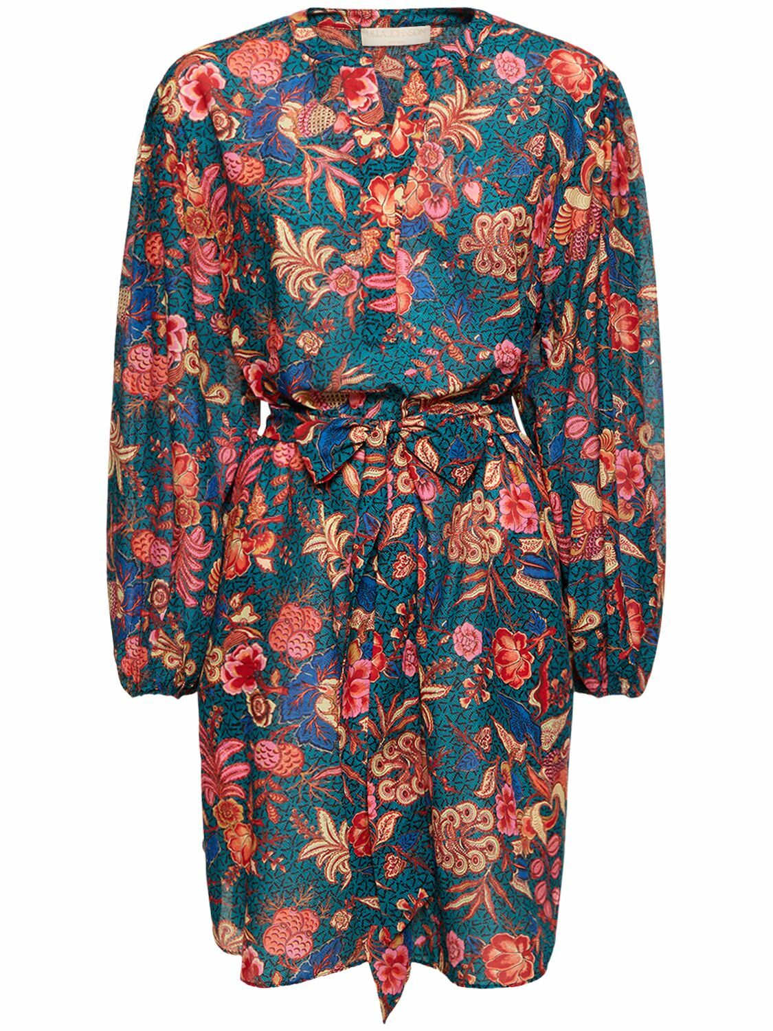 ULLA JOHNSON - Otto Printed Cotton Blend Mini Dress Ulla Johnson