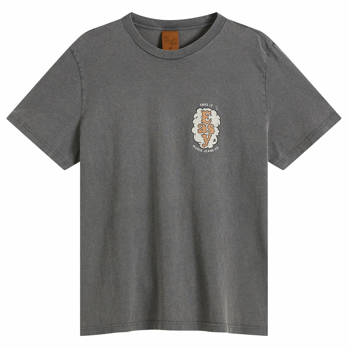 Nudie Jeans Co Men's Roy Easy Cloud T-Shirt in Antracite