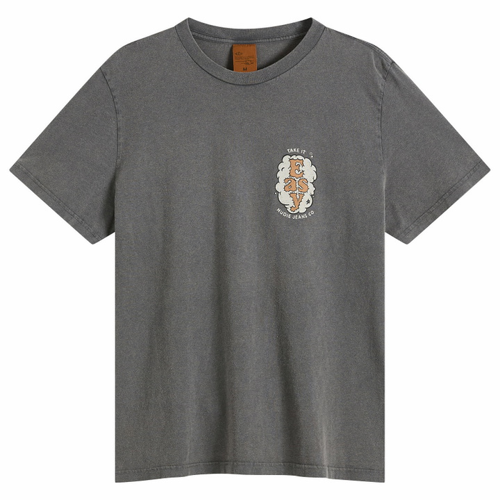 Photo: Nudie Jeans Co Men's Roy Easy Cloud T-Shirt in Antracite