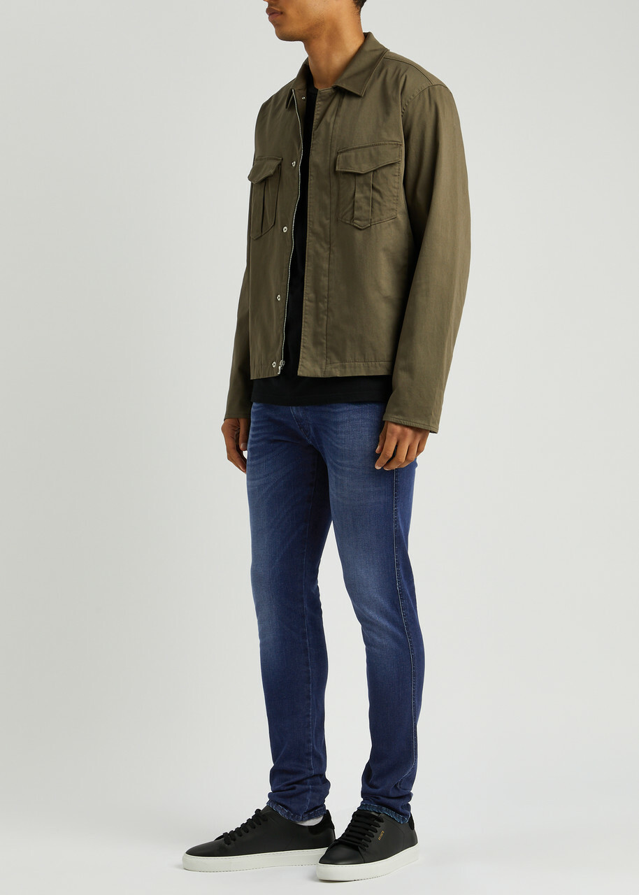 Replay Anbass Hyperflex Slim-leg Jeans Dark Blue