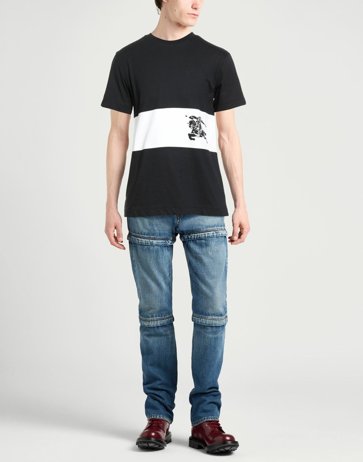 Burberry Mens T-shirt in Black