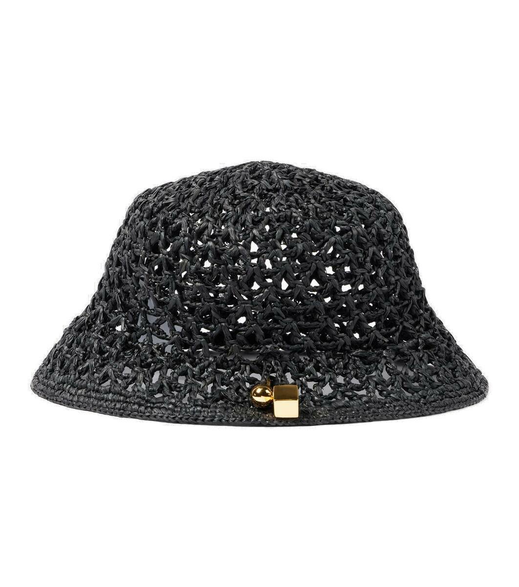 Jacquemus Le Bob Spiaggia raffia bucket hat Jacquemus
