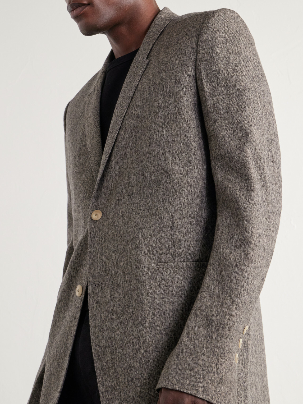 Rick Owens - Concordian Wool Blazer - Gray