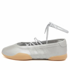 Adidas Women's W Taekwondo Mei Ballet Shoe in Silver Met/Gum