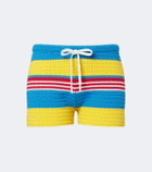 Posse Tammy striped cotton shorts