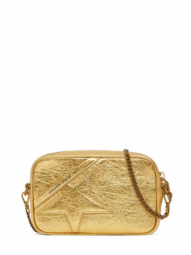Photo: GOLDEN GOOSE - Mini Star Laminated Leather Shoulder Bag