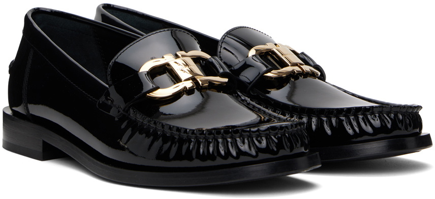Ferragamo Black Maryan Loafers Salvatore Ferragamo