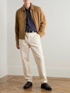 Mr P. - Suede Coach Jacket - Brown
