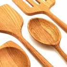 The Conran Shop Oak Utensils - Set of 4 in Natural