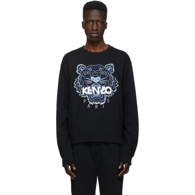 Photo: Kenzo Black Classic Tiger Sweatshirt