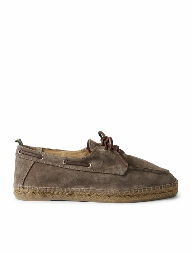 Photo: Castañer - Nemo Suede Boat Shoes - Brown
