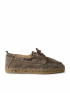 Castañer - Nemo Suede Boat Shoes - Brown