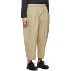 Hed Mayner Beige Cotton Judo Trousers