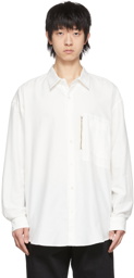 Kuro White Cotton Shirt