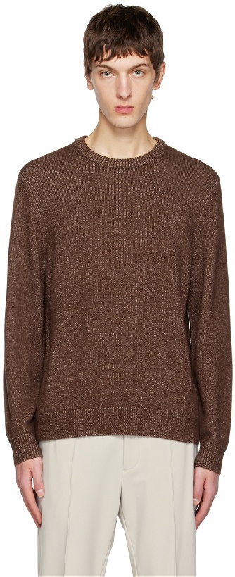 Photo: Theory Brown Hilles Sweater