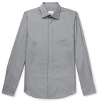 Brioni - Slim-Fit Silk Shirt - Gray