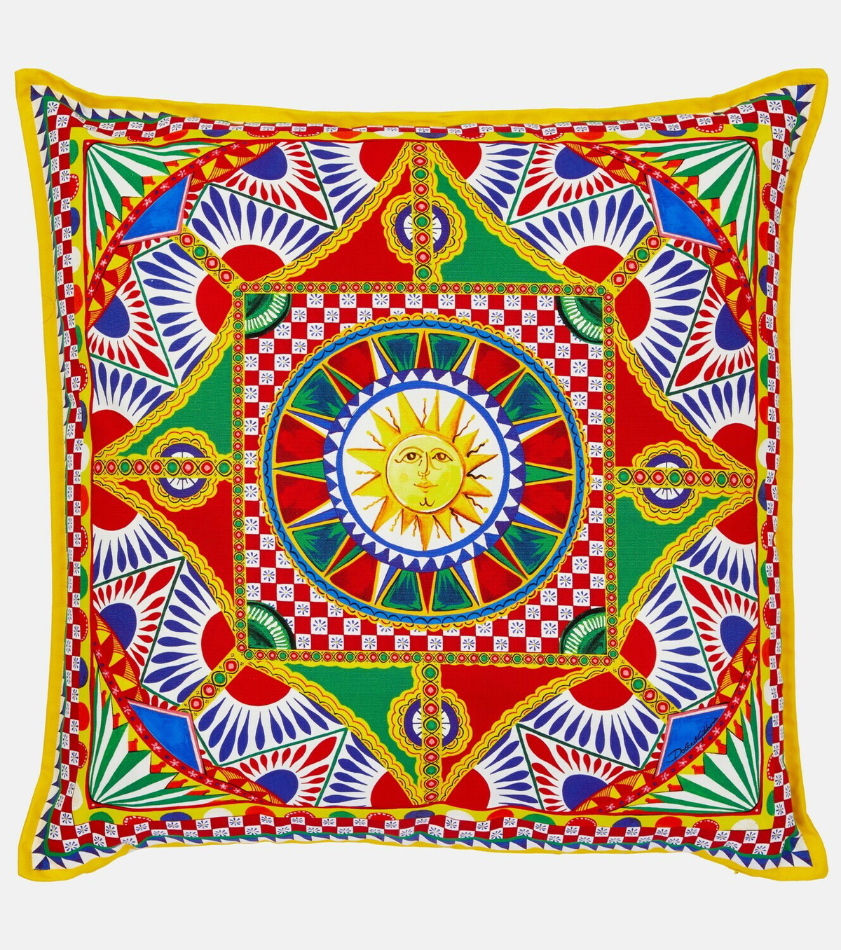 Dolce&Gabbana Casa - Medium printed canvas cushion