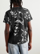 Stockholm Surfboard Club - Alko Skull Printed Organic Cotton-Jersey T-Shirt - Black
