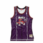 Mitchell & Ness Nba Women's Swingman Jersey Toronto Raptors 1998 99 Vince Carter #15 Purple Tops & Tanks