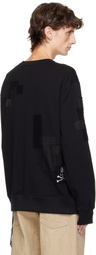 MASTERMIND WORLD Black Patchwork Sweatshirt