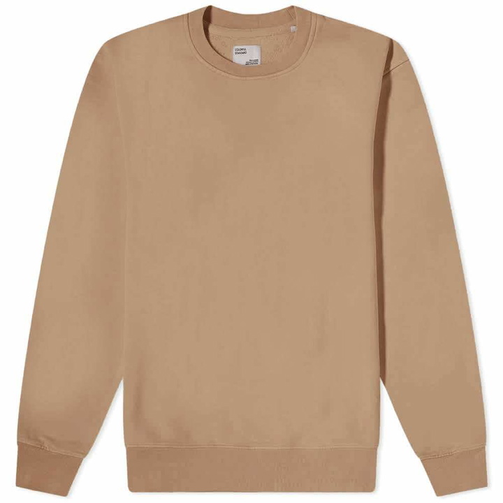 Photo: Colorful Standard Men's Classic Organic Crew Sweat in Warm Taupe