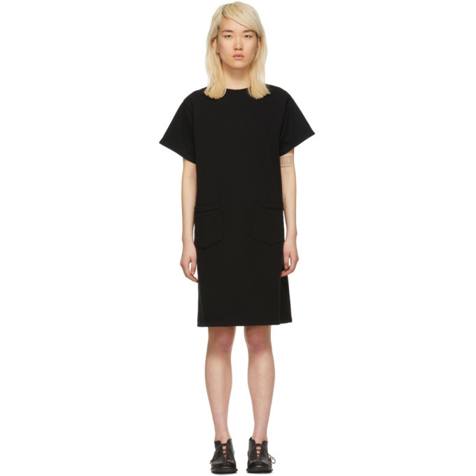 Chimala Black French Terry Dress