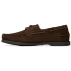 Hugo Brown Mixed Suedes Boat Shoes