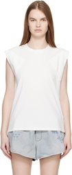 MM6 Maison Margiela Off-White Tank Top