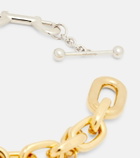 Rabanne XL Link embellished chain necklace