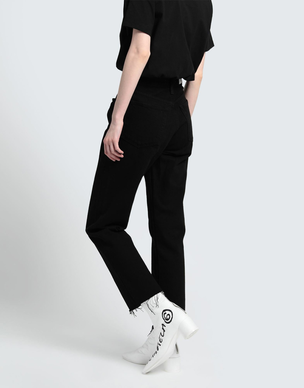 Re/done Womens Jeans in Black