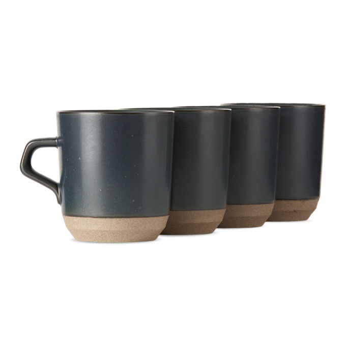 Photo: KINTO Black Ceramic Lab CLK-151 Large Mug Set, 14 oz