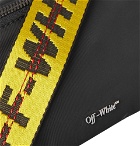 Off-White - Logo-Jacquard Webbing and Shell Belt Bag - Black