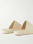 Bottega Veneta - Embossed Rubber Clogs - White