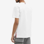 Thom Browne Men's Medium Weight Jersey Pocket T-Shirt in White