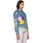 Loewe Indigo Paulas Ibiza Edition Patchwork Denim Jacket