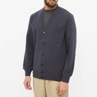 Beams Plus Men's Sweat Cardigan in Navy