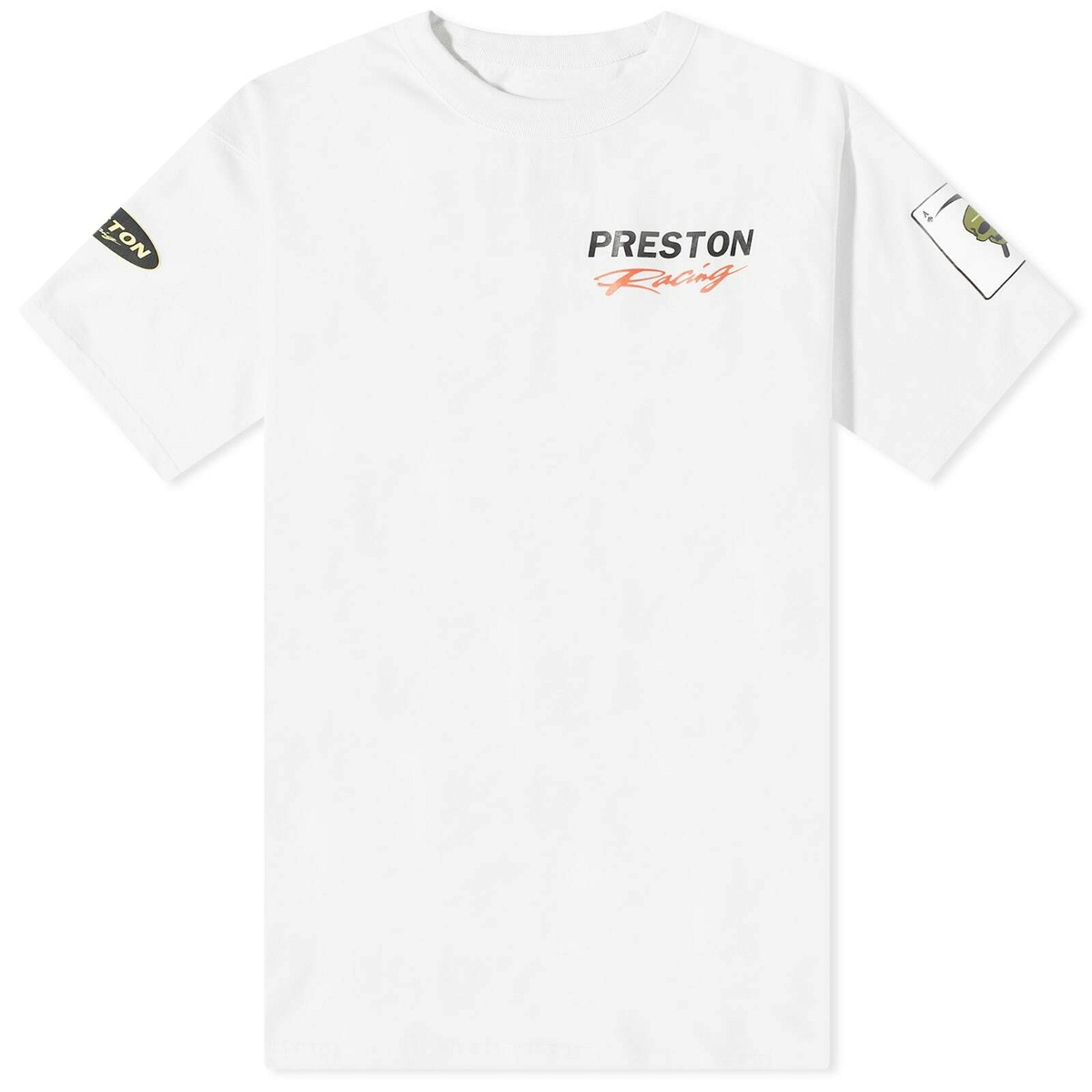 Heron Preston Men's Racing T-Shirt in White Heron Preston