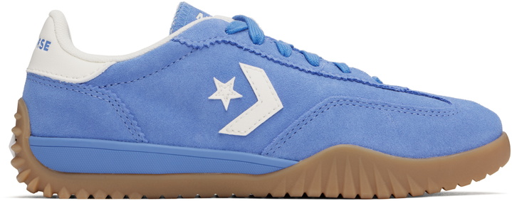 Photo: Converse Blue Run Star Trainer Low Top Sneakers
