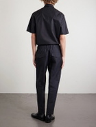 Jil Sander - Tapered Cotton Trousers - Black