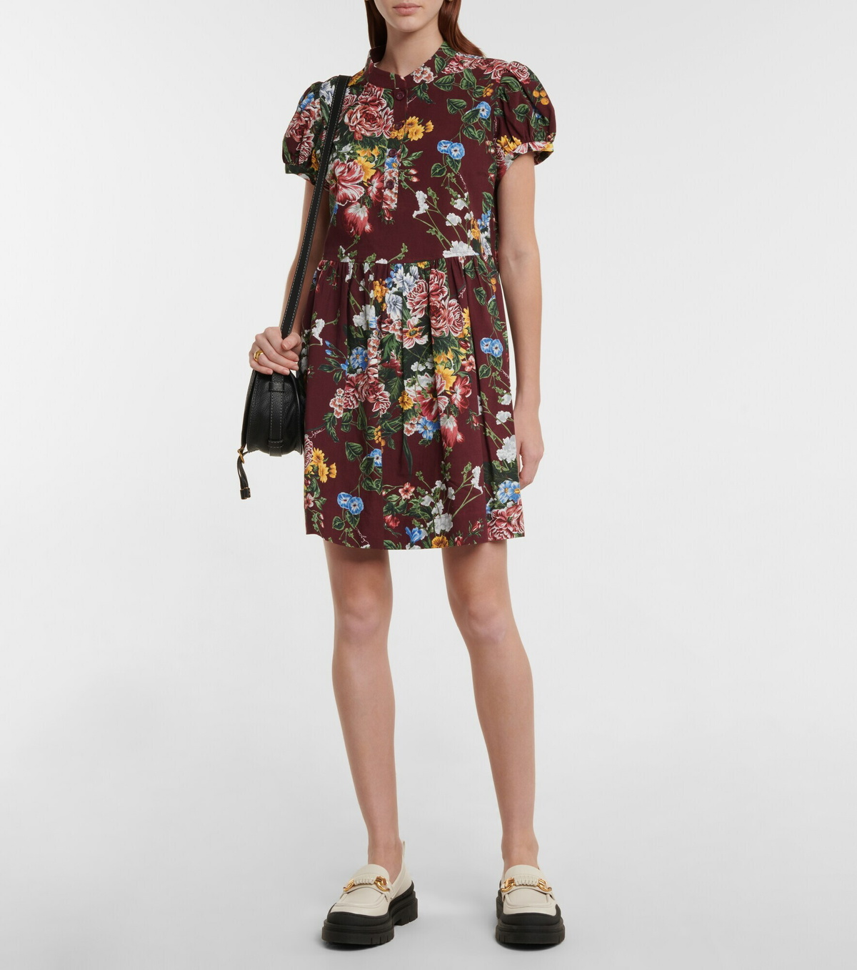 See By Chloe - Floral cotton minidress
