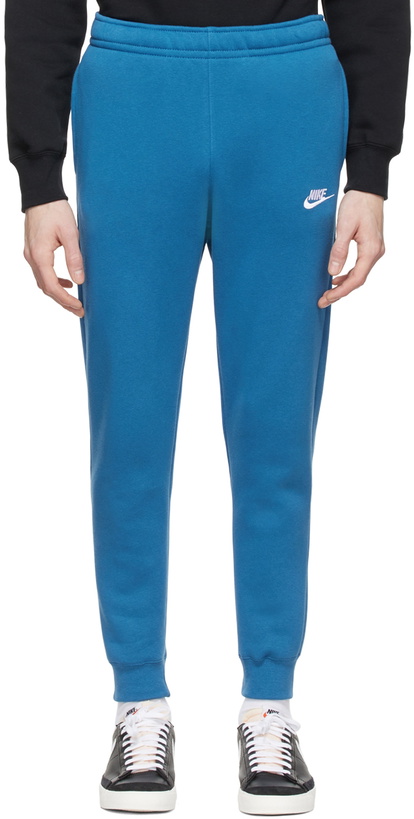 Photo: Nike Blue Sportswear Club Lounge Pants