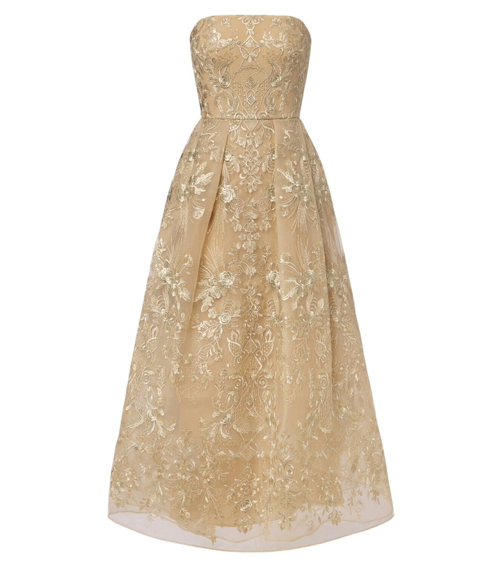 Photo: Elie Saab Floral lace cocktail dress