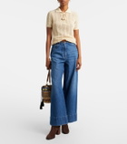 Valentino Garavani Fawcette VLogo suede ankle bots